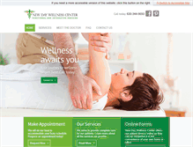 Tablet Screenshot of newdaywellnesscenter.com